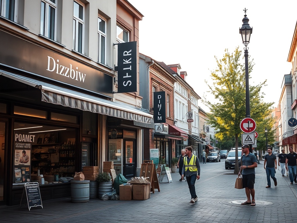 Planowane centrum serwisowe silników AGT 1500 w Dęblinie - wizualizacja lub budowa